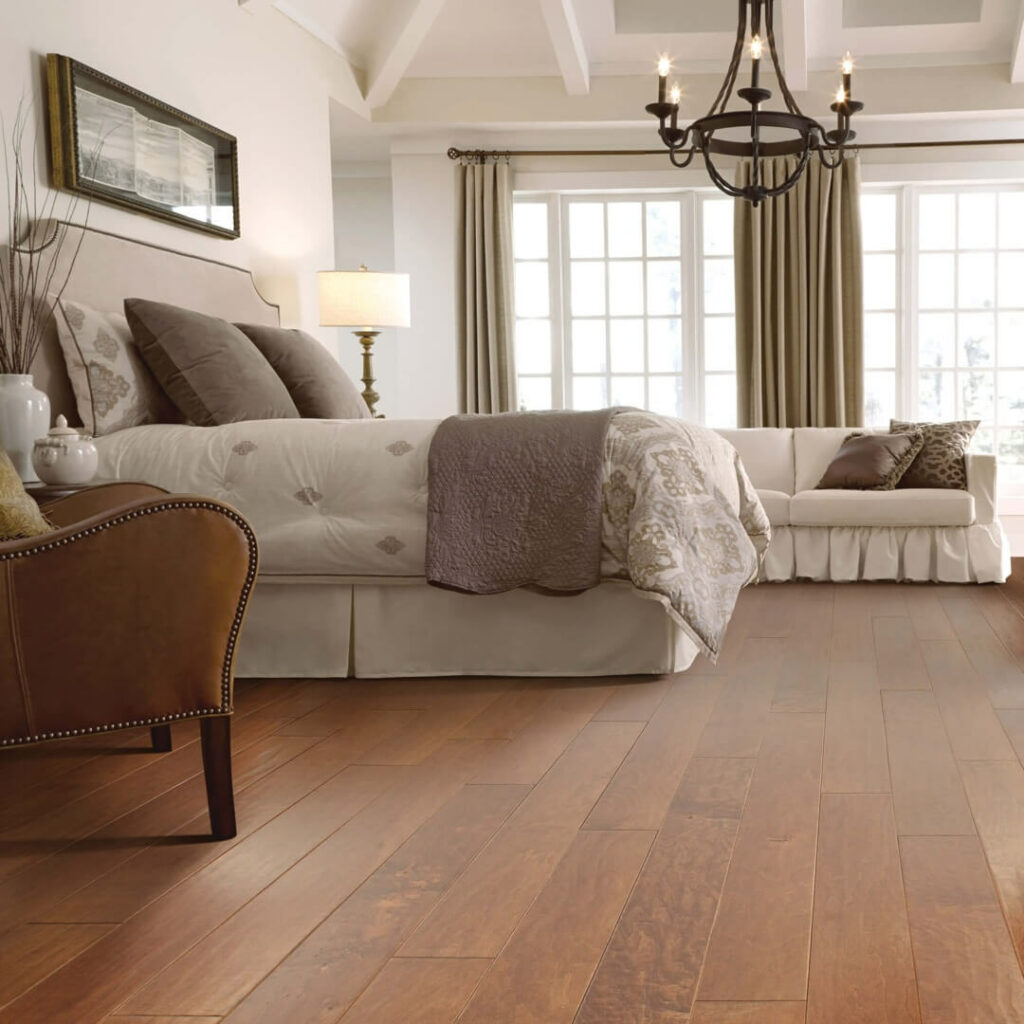 Bedroom hardwood | Northwest Flooring Gallery